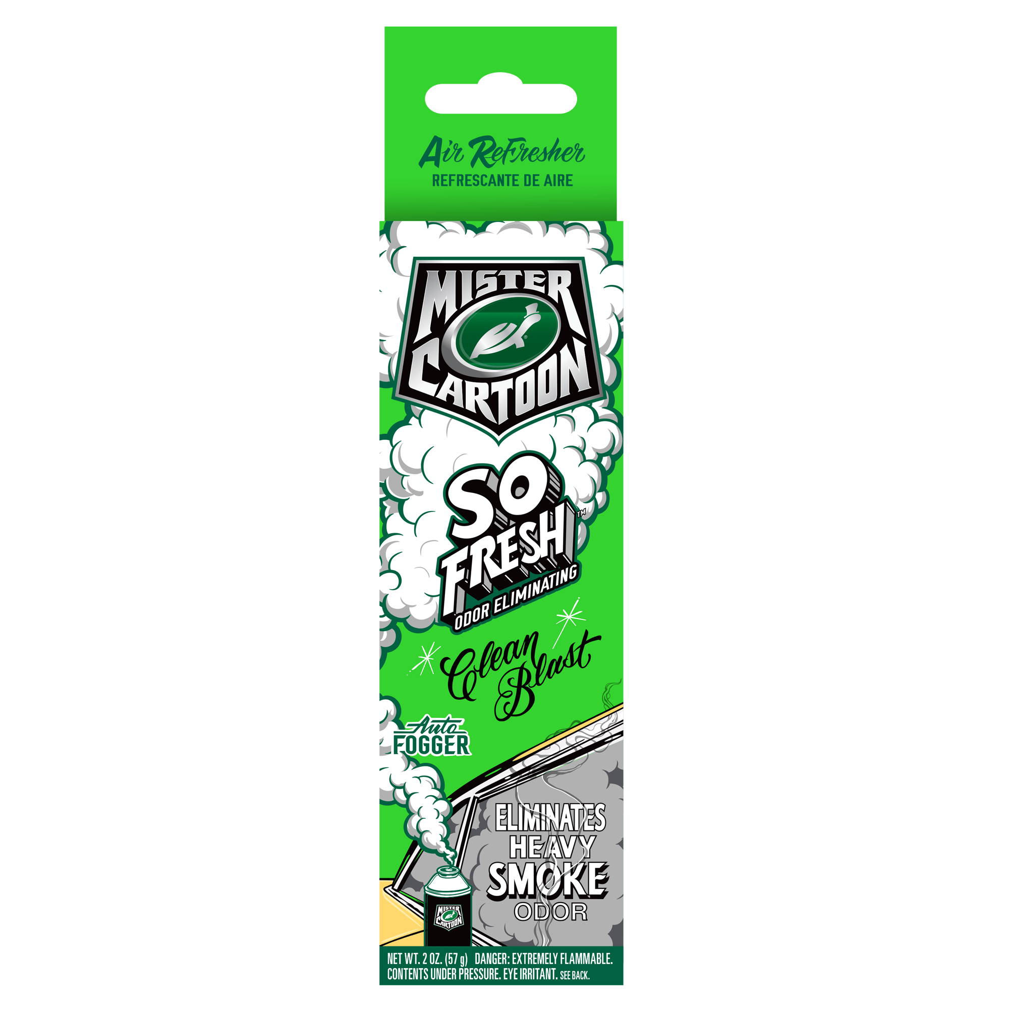 Mister Cartoon So Fresh Odor Eliminating Fogger - Clean Blast Mister Cartoon So Fresh Odor Eliminating Fogger - Clean Blast