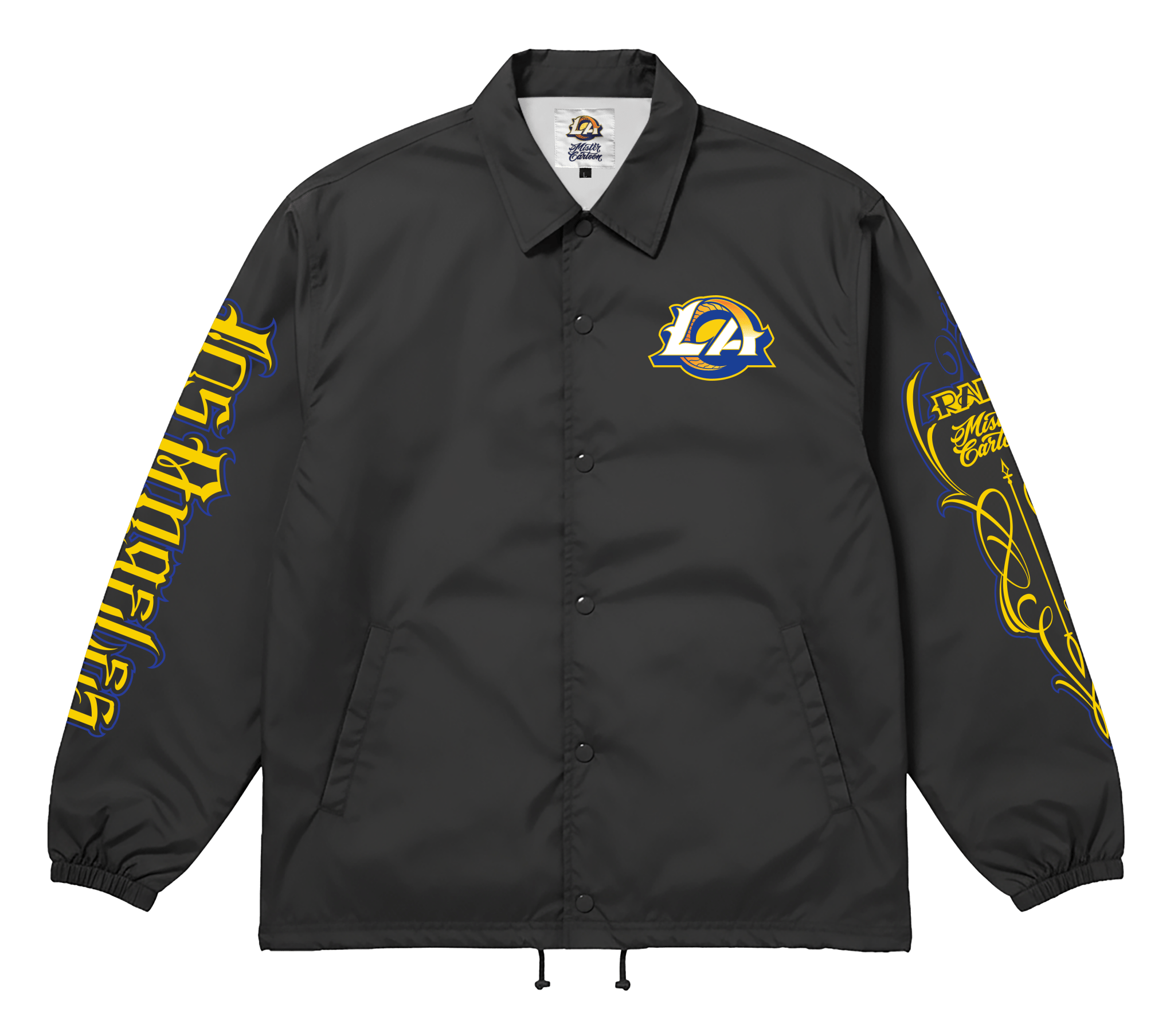 Mister Cartoon X LA Rams - Coach Jacket Mister Cartoon X LA Rams - Coach Jacket