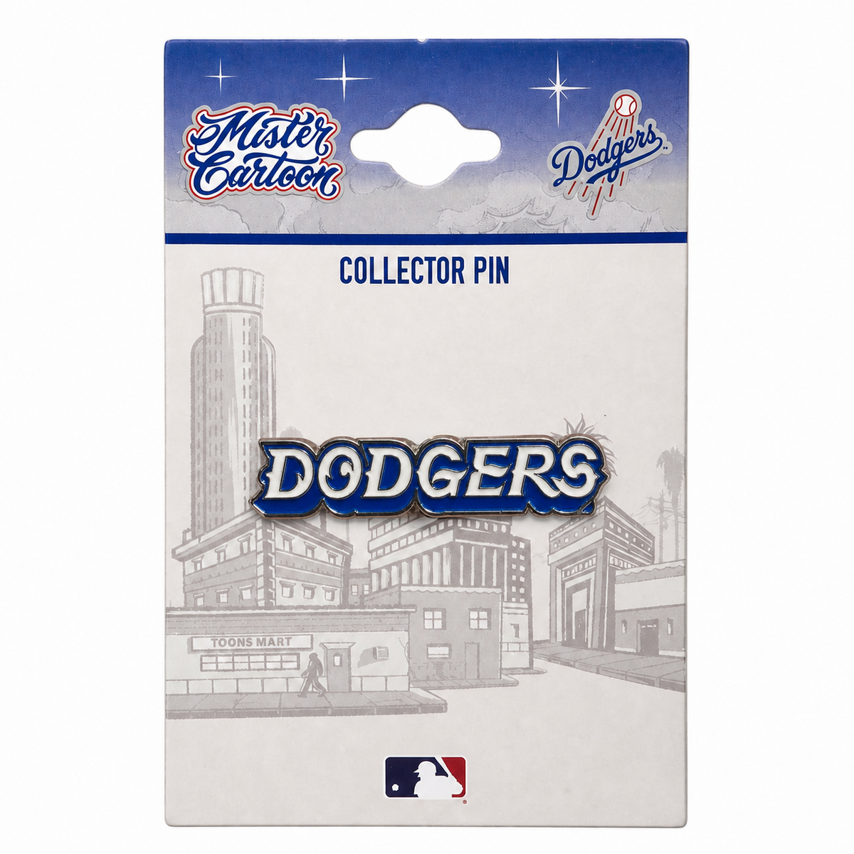 LA Dodgers x Mister Cartoon Bold Font Pin & Stand