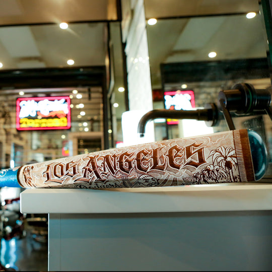 LA Dodgers x Mister Cartoon x Pillbox Full-Size Collectors Bat