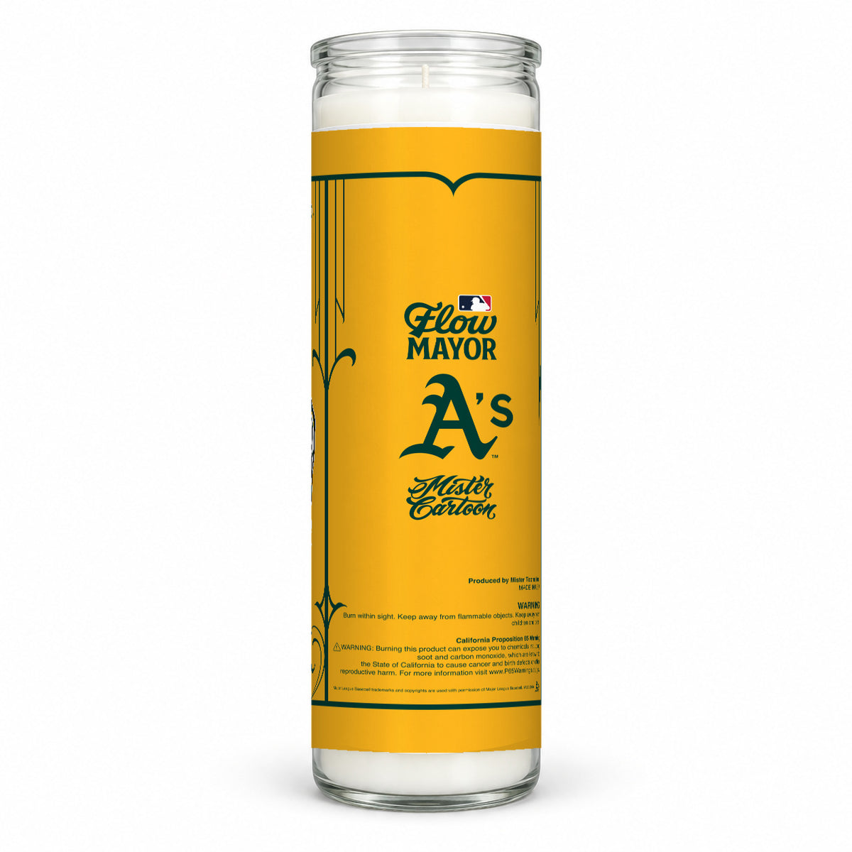 MLB® x Mister Cartoon Flow Mayor Veladora - Las Vegas Athletics