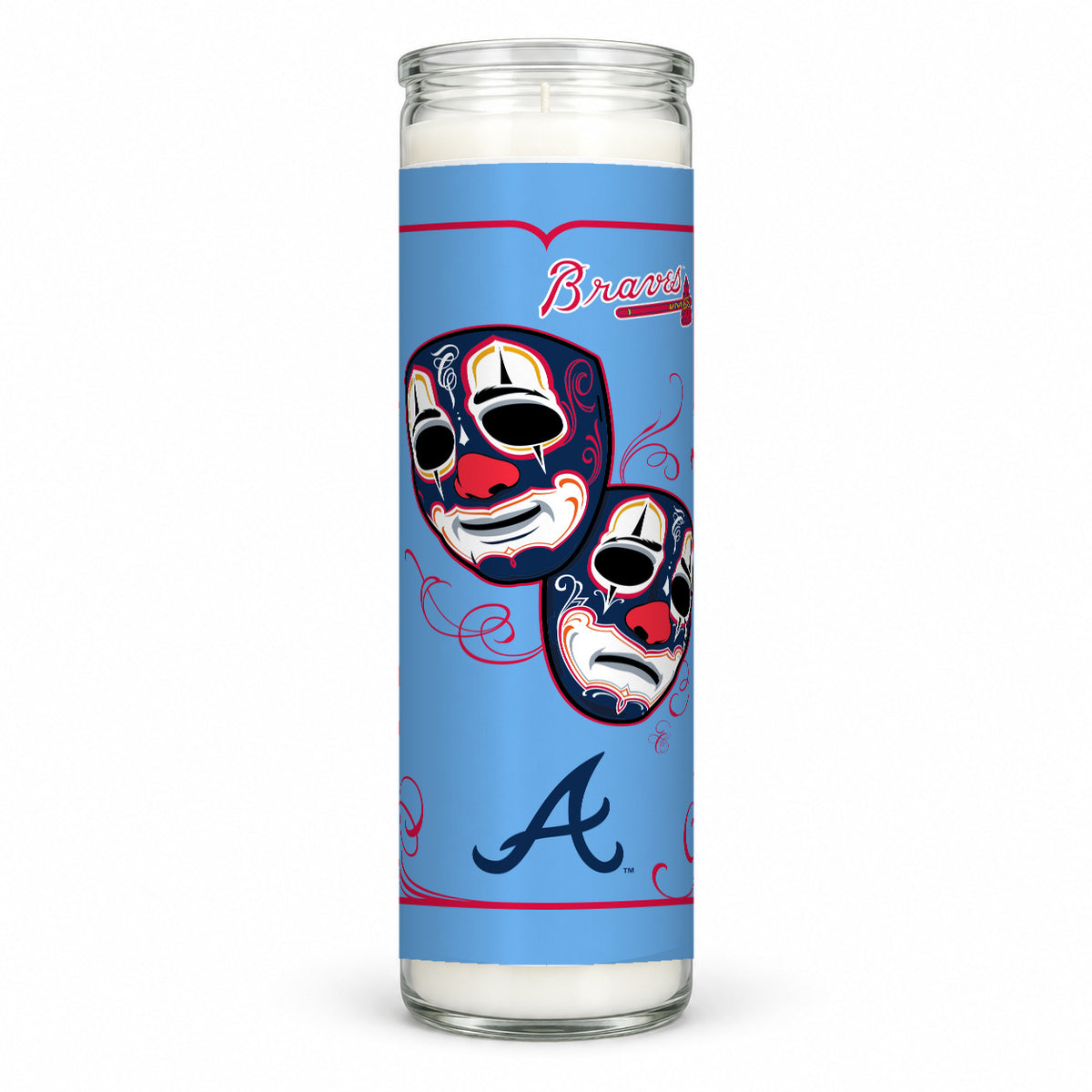 MLB® x Mister Cartoon Flow Mayor Veladora - Atlanta Braves