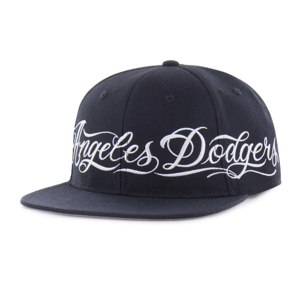 Los Angeles Dodgers Mister Cartoon Wrap Script '47 Captain - Navy