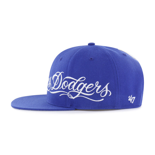 MISTER CARTOON DODGERS 47 QUILL CAP 帽子 青 Los Angeles Dodgers Mister Cartoon Wrap Script '47 Captain - Royal