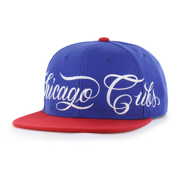 Chicago Cubs Mister Cartoon Wrap Script '47 Captain - Royal/Red