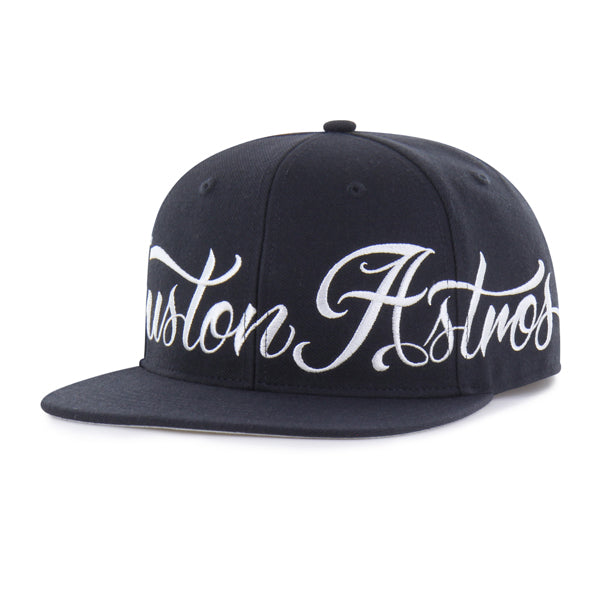 Houston Astros Mister Cartoon Wrap Script '47 Captain - Navy