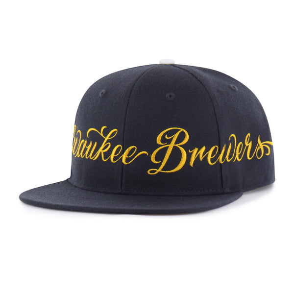 Milwaukee Brewers Mister Cartoon Wrap Script '47 Captain