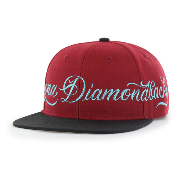 Arizona Diamondbacks Mister Cartoon Wrap Script '47 Captain - Razor Red