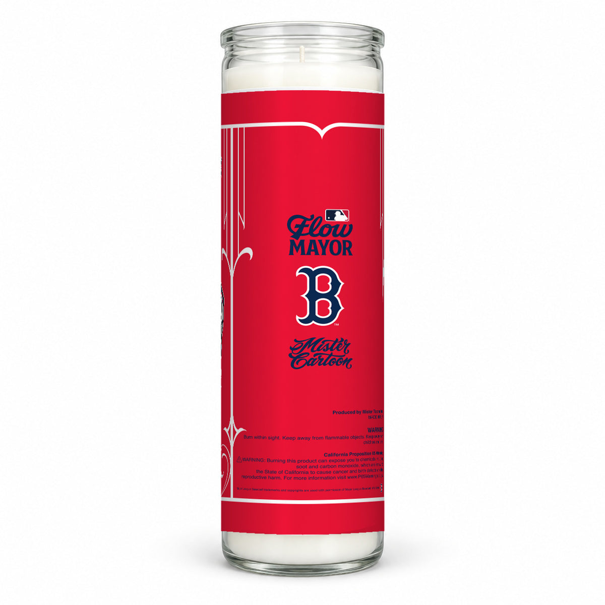 MLB® x Mister Cartoon Flow Mayor Veladora - Boston Red Sox