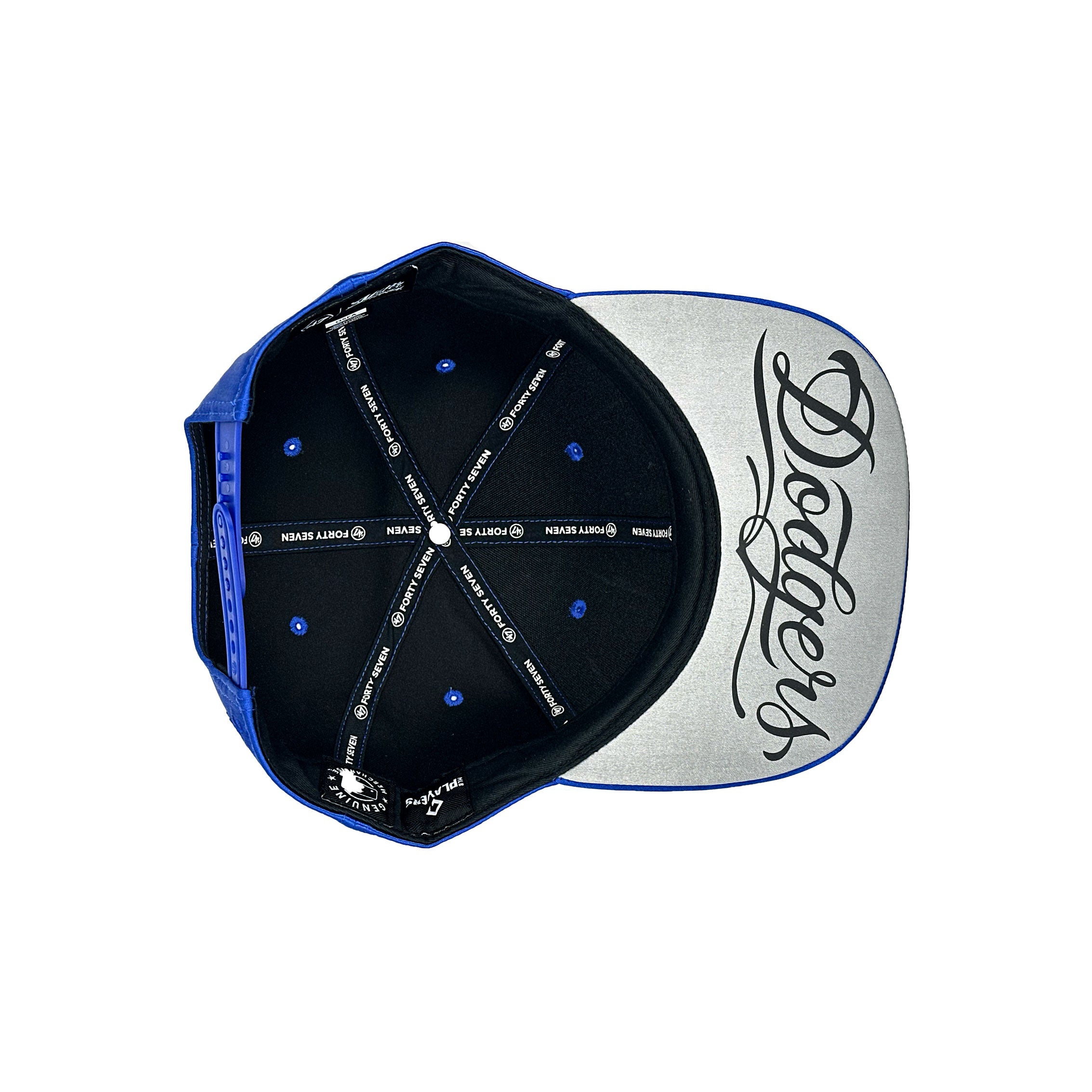 47 CAPTAIN サイン入り青キャップ Freddie Freeman - LA Dodgers x '47 Captain Satin Cap - Blue