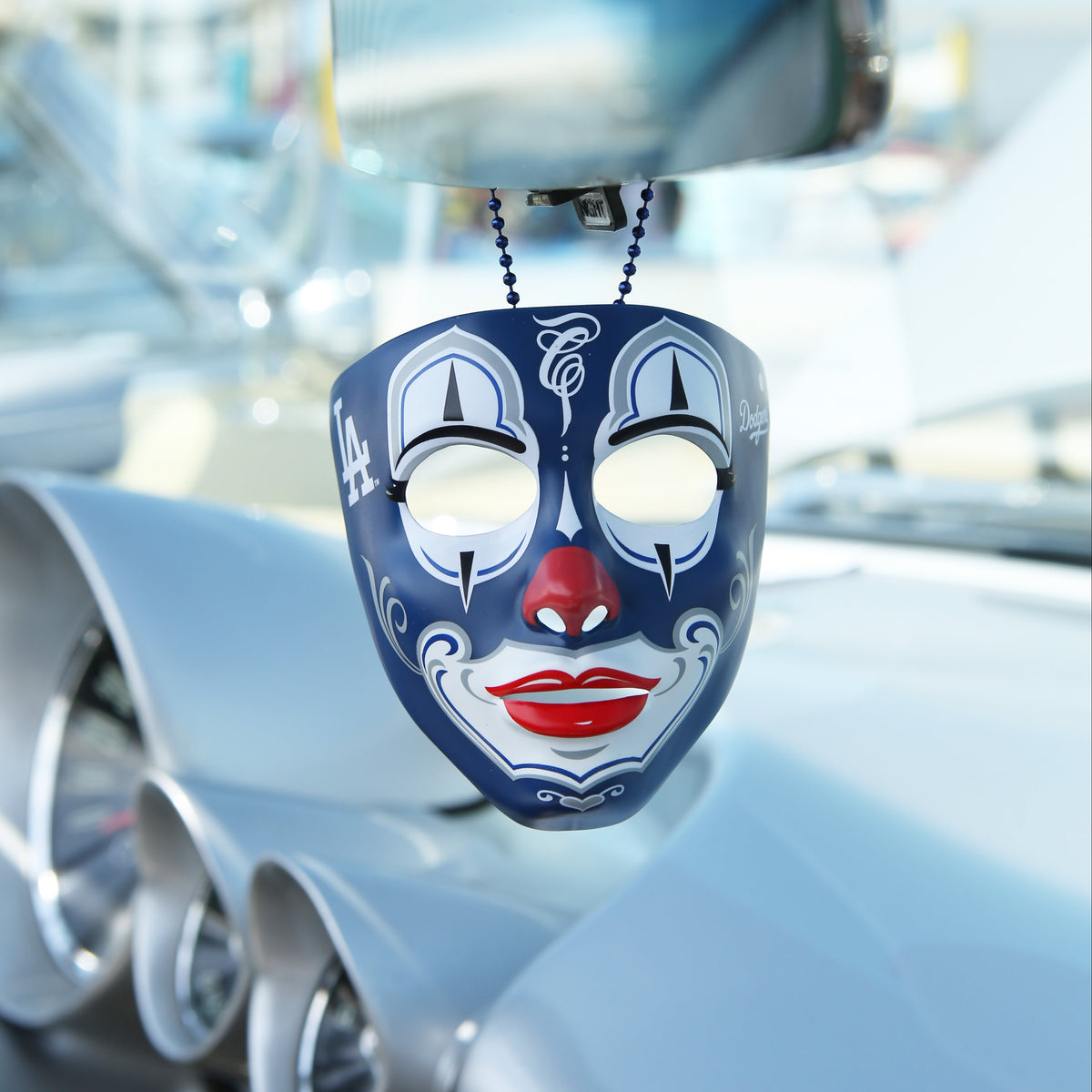 MLB® Mister Cartoon Mini Clown Mask - LA Dodgers Heart