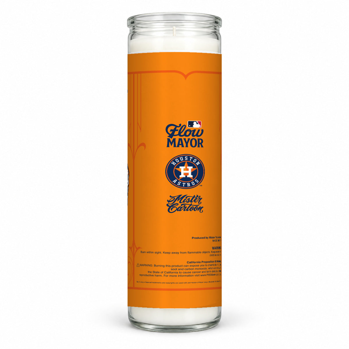 MLB® x Mister Cartoon Flow Mayor Veladora - Houston Astros