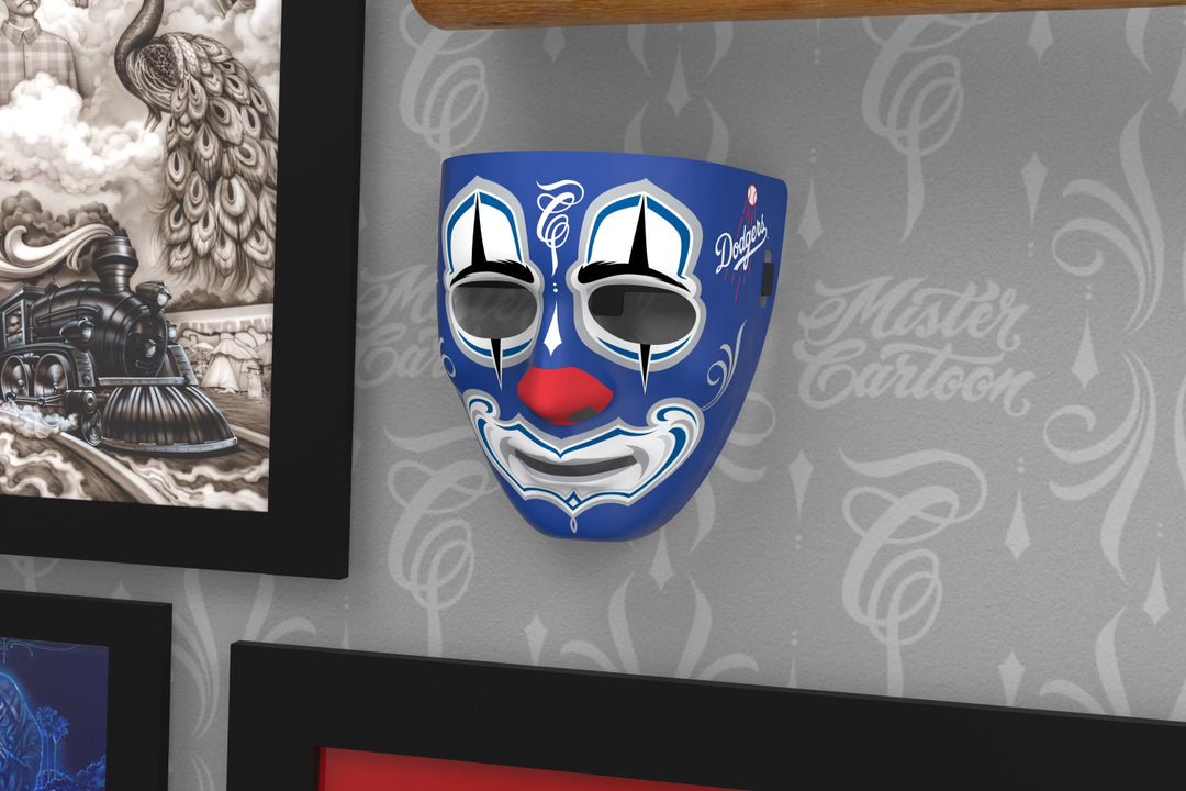 MLB® Mister Cartoon Clown Mask - Stadium Edition - Los MLB® Mister Cartoon Clown Mask - Stadium Edition - Los