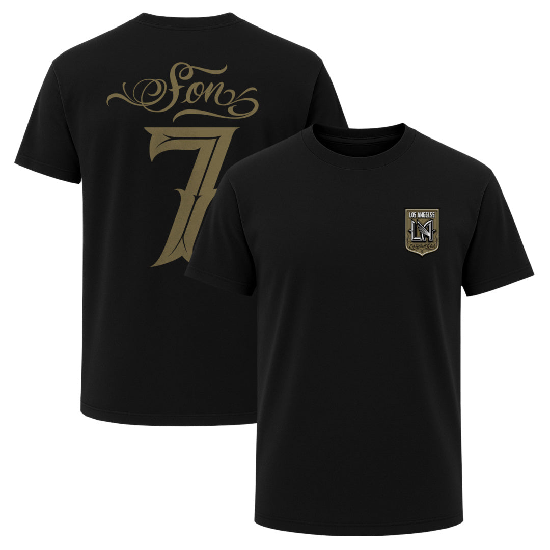LAFC x Mister Cartoon Player N&N Shirt - Son Heung-Min #7 - Black