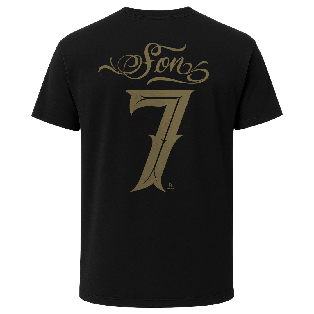LAFC x Mister Cartoon Player N&N Shirt - Son Heung-Min #7 - Black