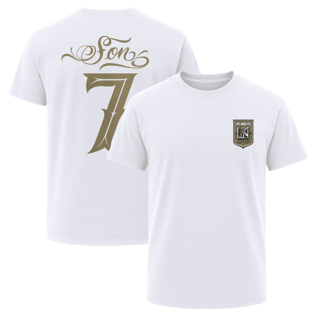 LAFC x Mister Cartoon Player N&N Shirt - Son Heung-Min #7 - White