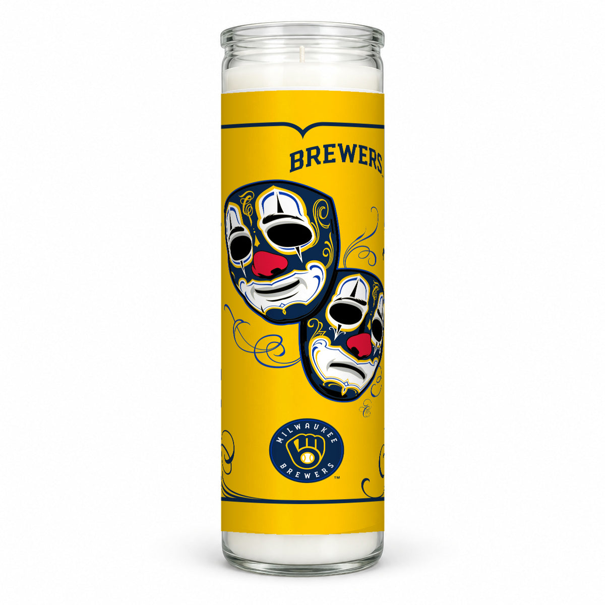MLB® x Mister Cartoon Flow Mayor Veladora - Milwaukee Brewers