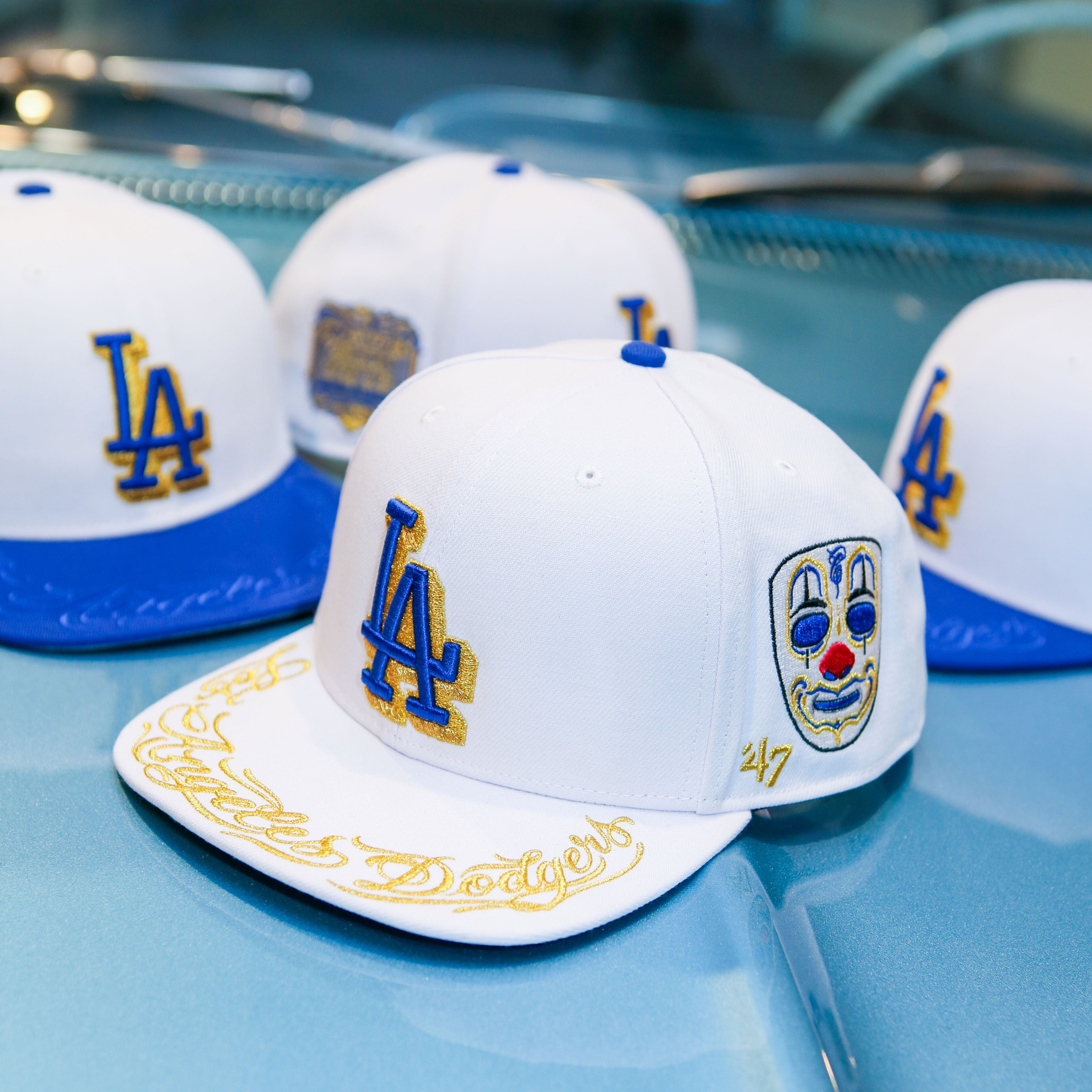 World Series Champions 2025 Mister Cartoon x '47 LA Dodgers Snapback C