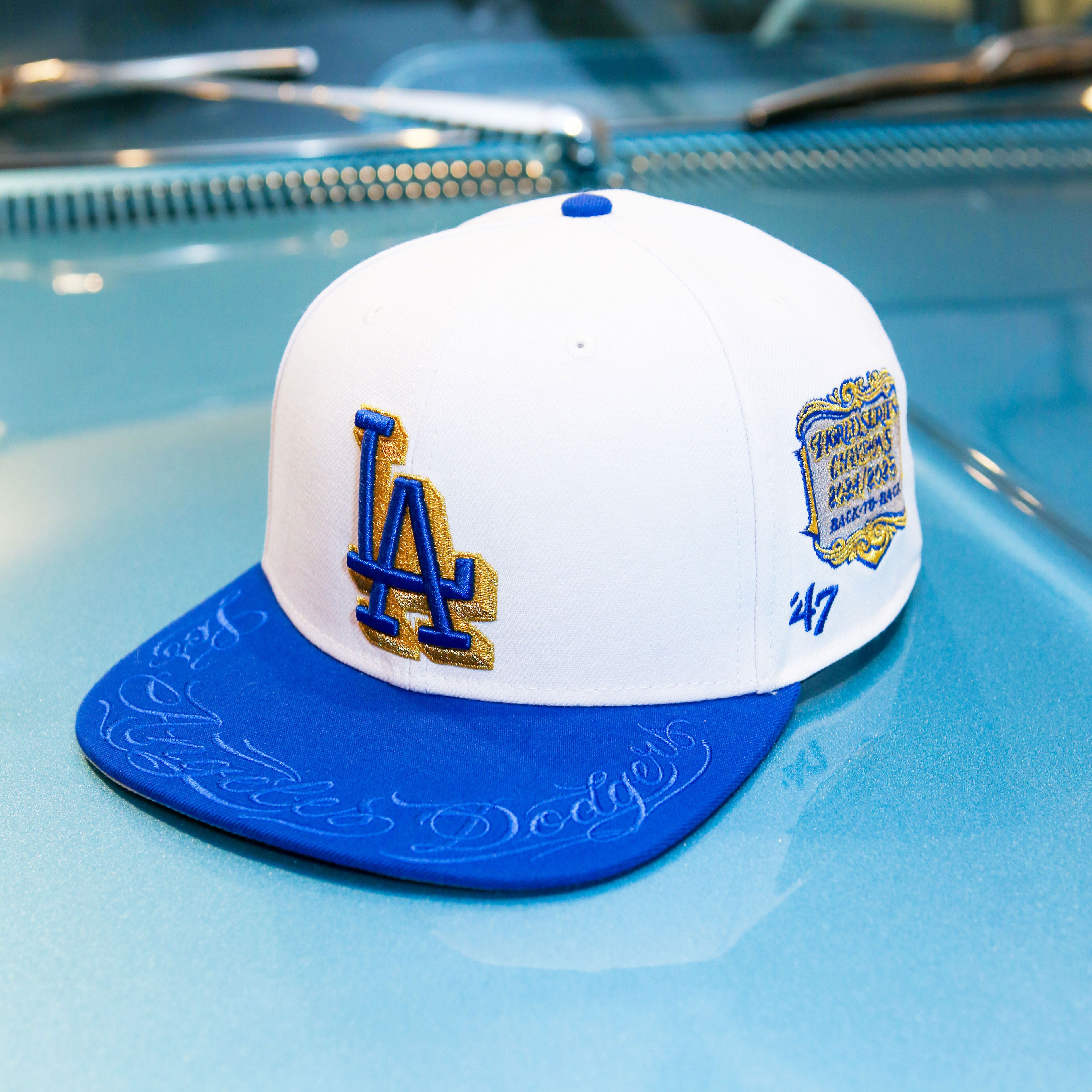 World Series Champions 2025 Mister Cartoon x '47 LA Dodgers Snapback C