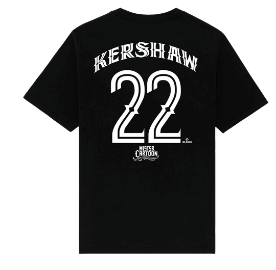 Clayton Kershaw - LA Dodgers x MC Black T-Shirt