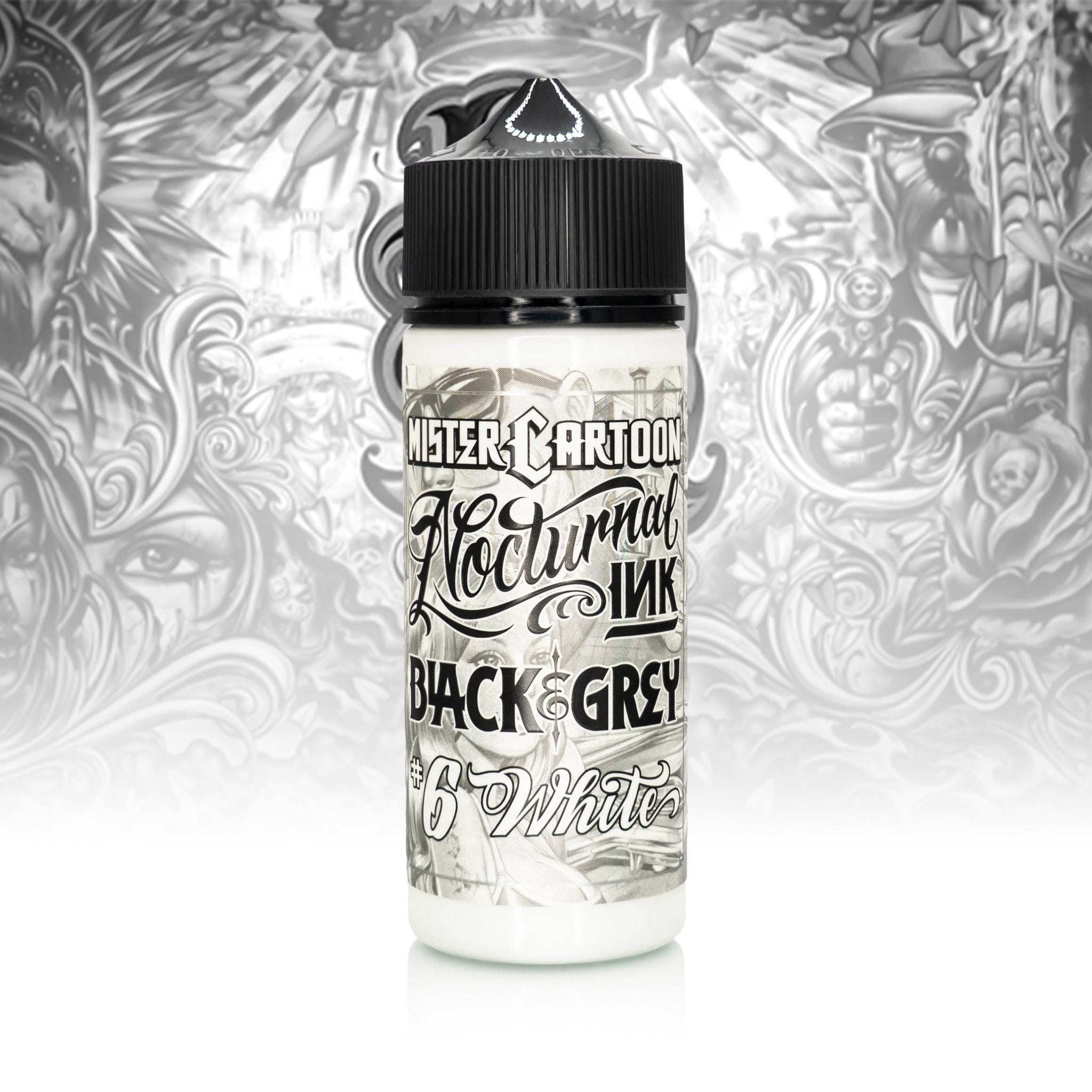その他 BISHOP X MISTER CARTOON NOCTURNAL INK Bishop x Mister Cartoon Nocturnal Ink – Black & Grey 4 oz Ink Set
