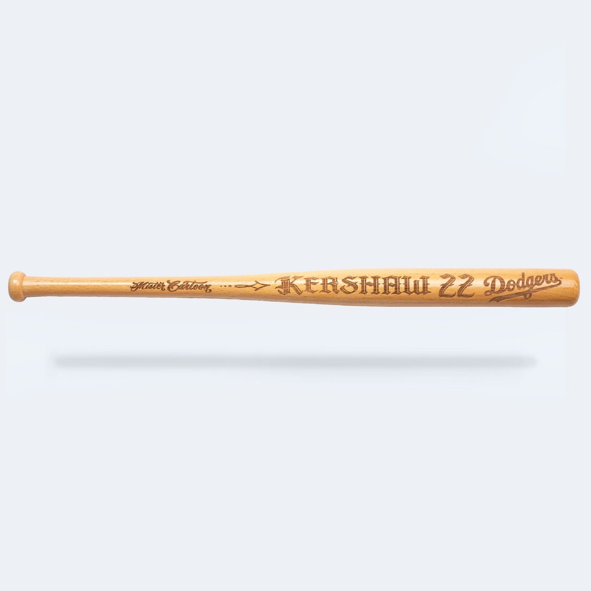 Clayton Kershaw x LA Dodgers x Cartoon Pillbox Name & Number Mini Collectors Bat - Toons Mart