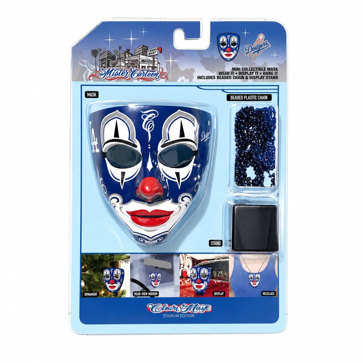 Los Angeles Dodgers™ x Mister Cartoon Mini Mask(Heart Edition)