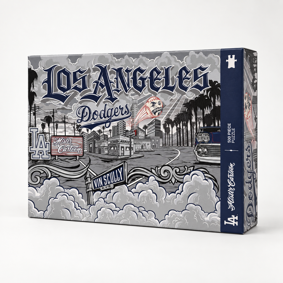 Dodgers Mural Collectors Puzzle  - Los Angeles Dodgers X Mister Cartoon