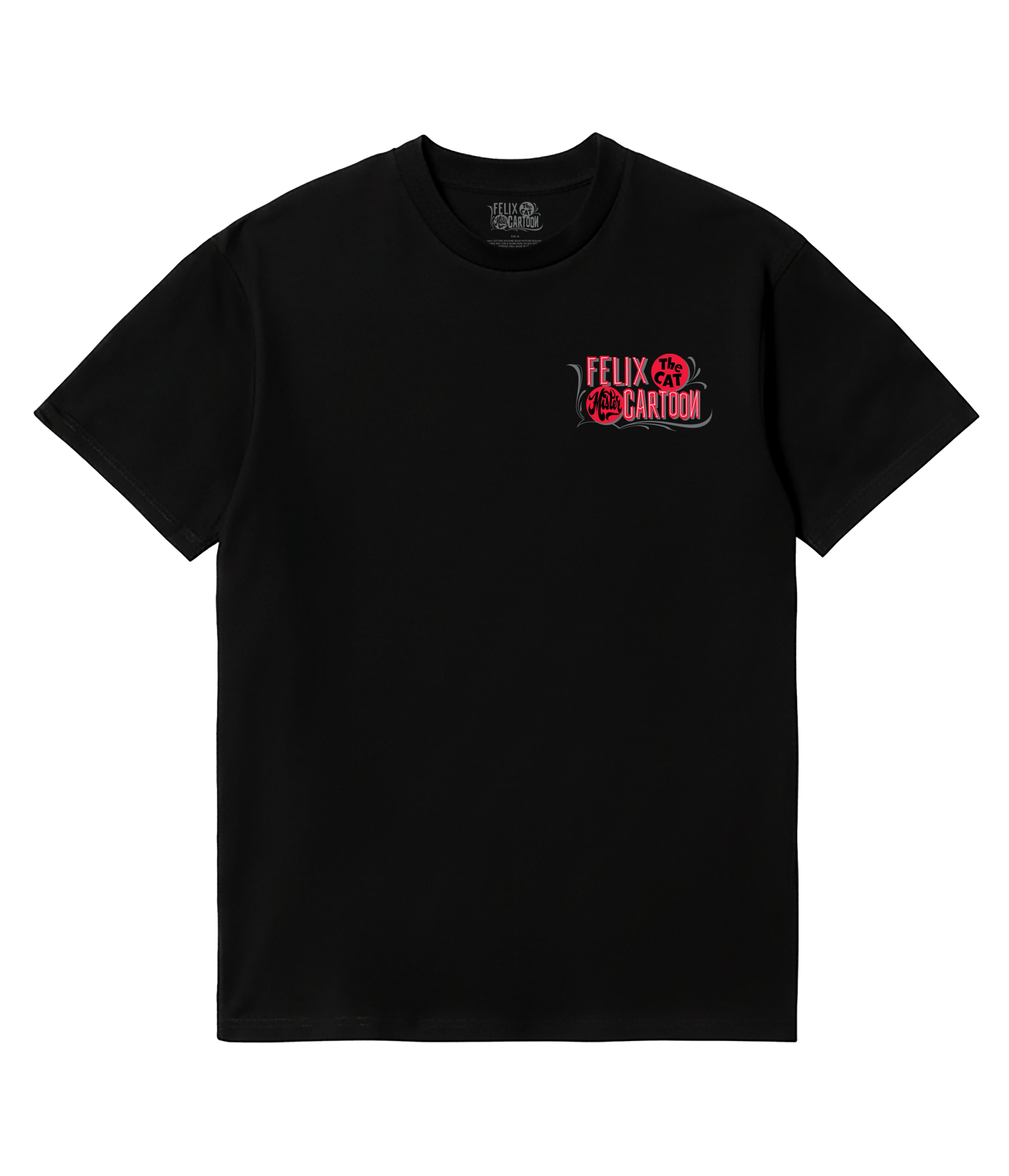 Felix the Cat X Mister Cartoon Black Short Sleeve - Toons Mart