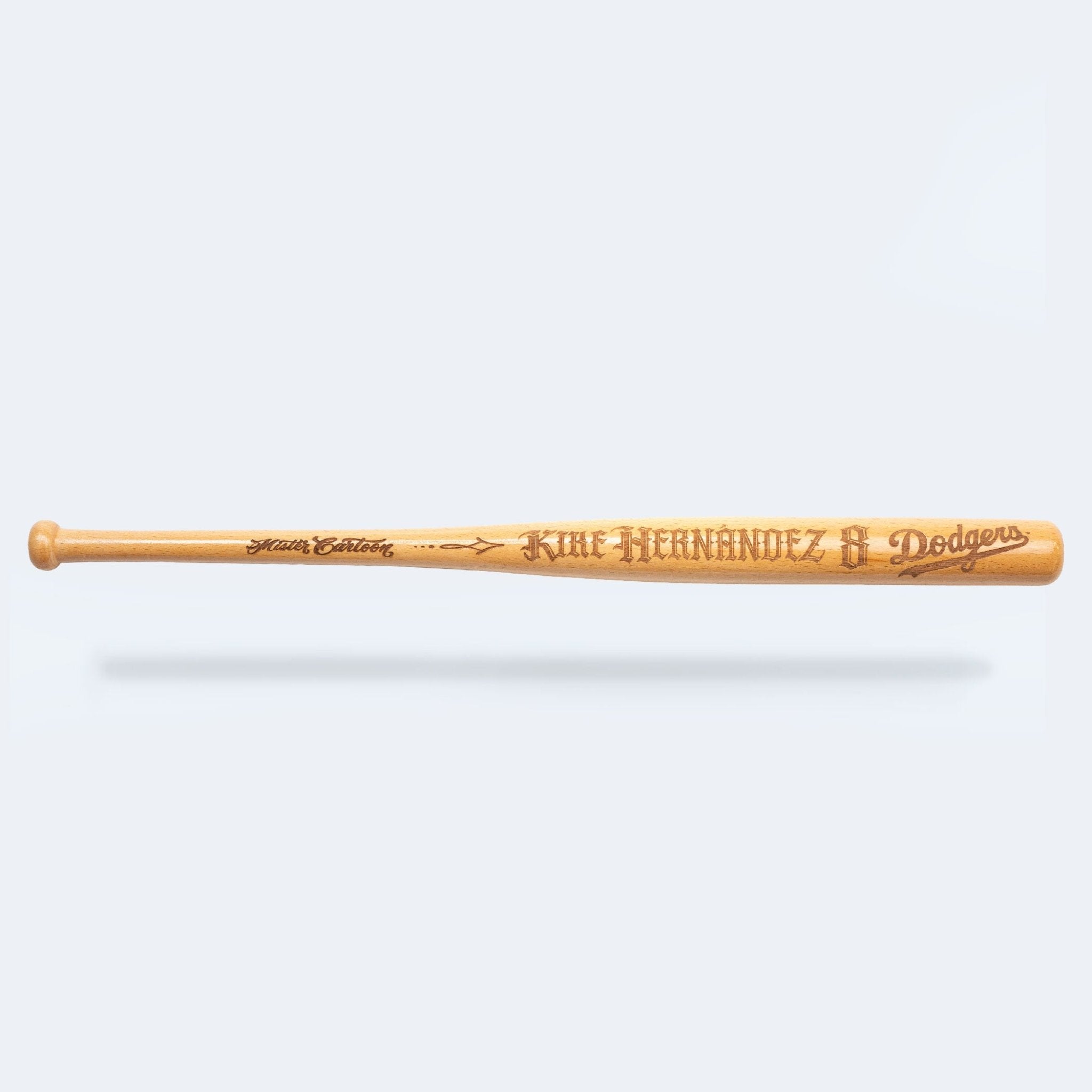 Kike Hernandez x LA Dodgers x Cartoon Pillbox Name & Number Mini Collectors Bat - Toons Mart