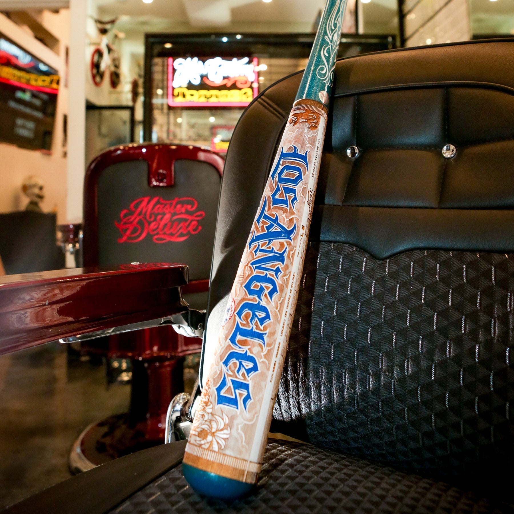 LA Dodgers x Mister Cartoon x Pillbox Full-Size Hand Painted Numbered