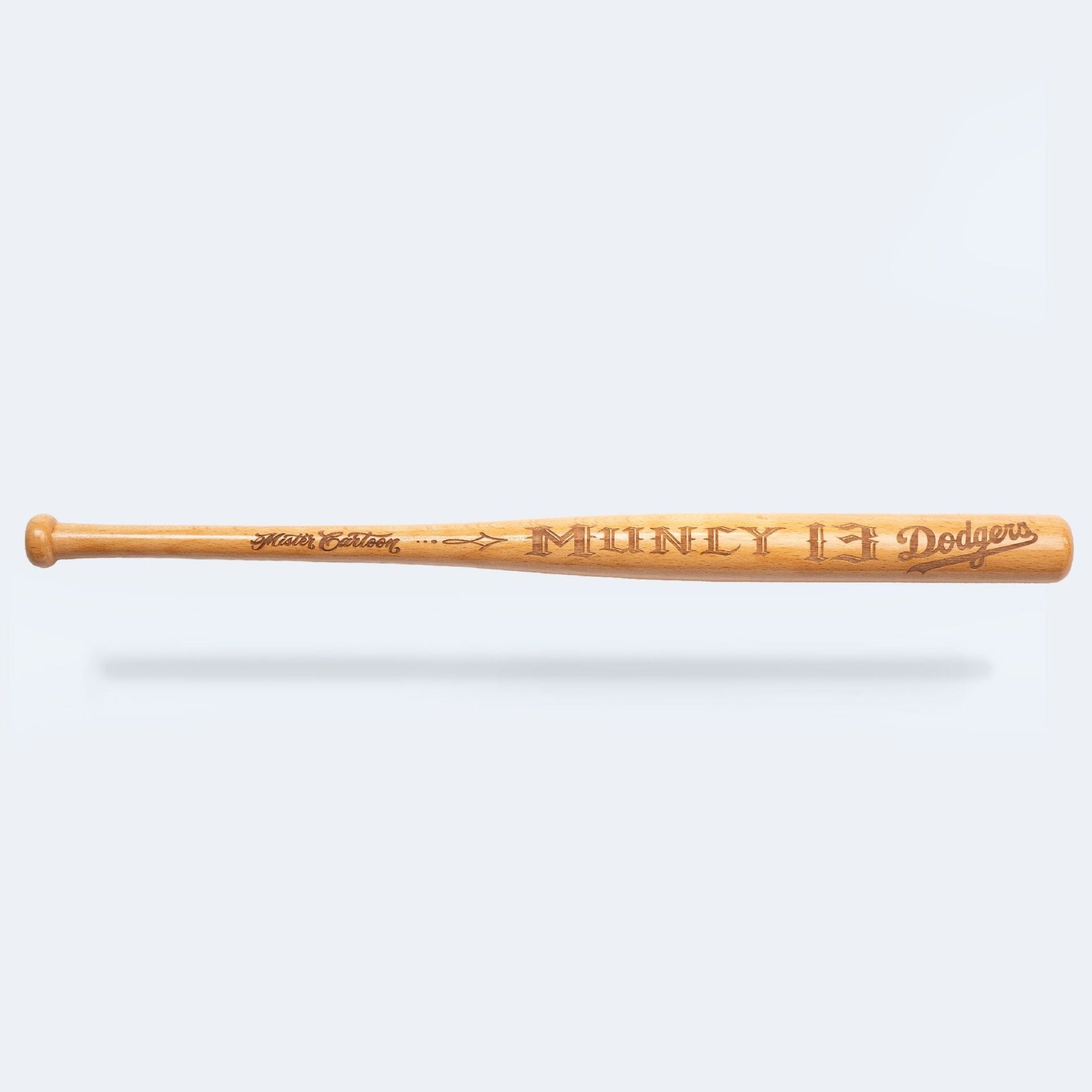 Max Muncy x LA Dodgers x Cartoon Pillbox Name & Number Mini Collectors Bat - Toons Mart