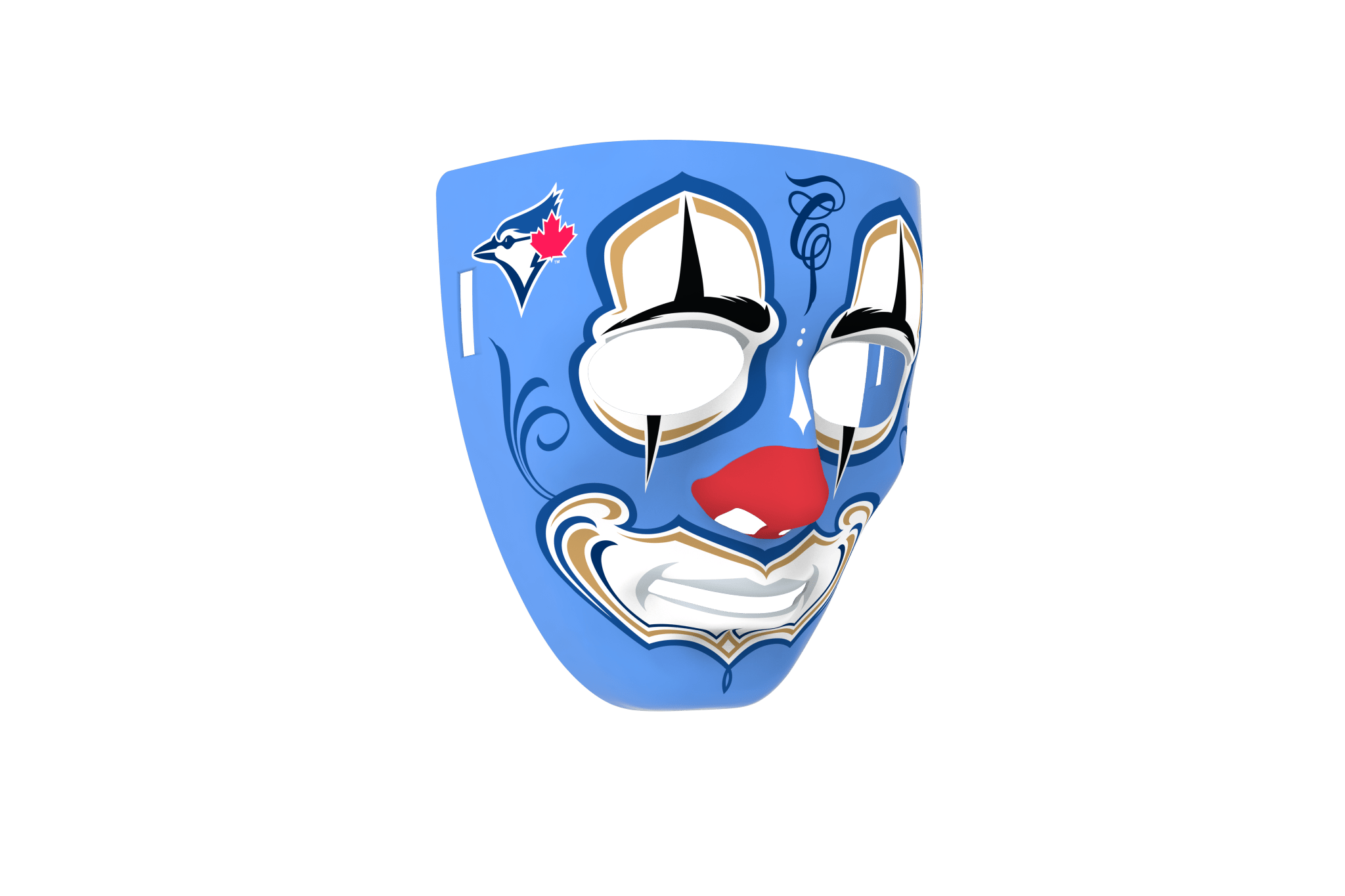 Mister Cartoon Clown Mask - Stadium Edition - Toronto Blue Jays World Series Champions’25 - Toons Mart