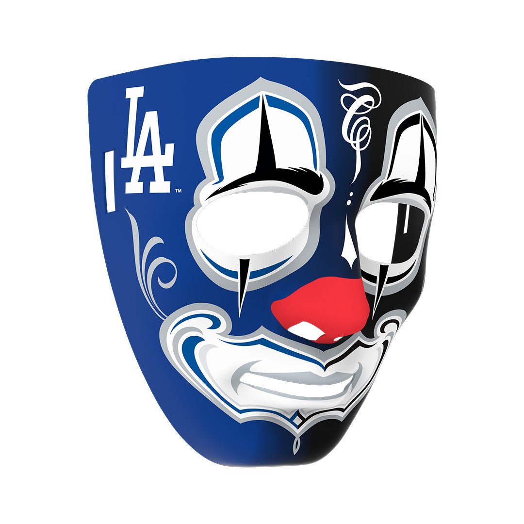 MLB/NHL MISTER CARTOON CLOWN MASK - STADIUM EDITION - LA DODGERS AND LA KINGS - Toons Mart