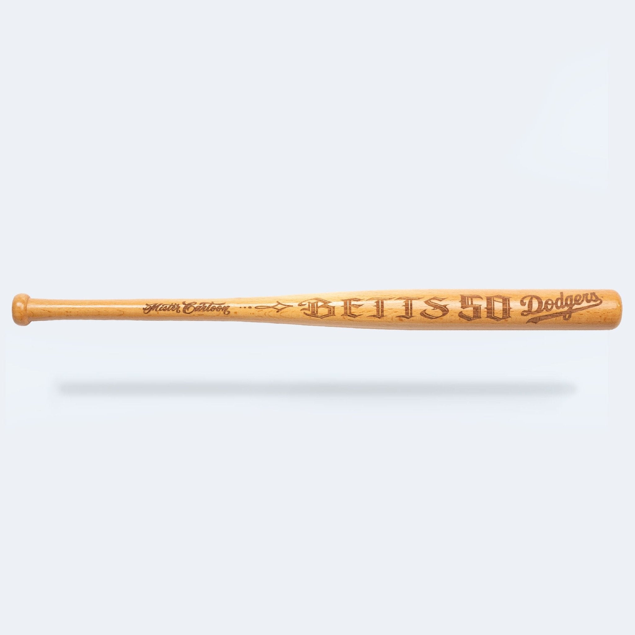 Mookie Betts x LA Dodgers x Cartoon Pillbox Name & Number Mini Collectors Bat - Toons Mart