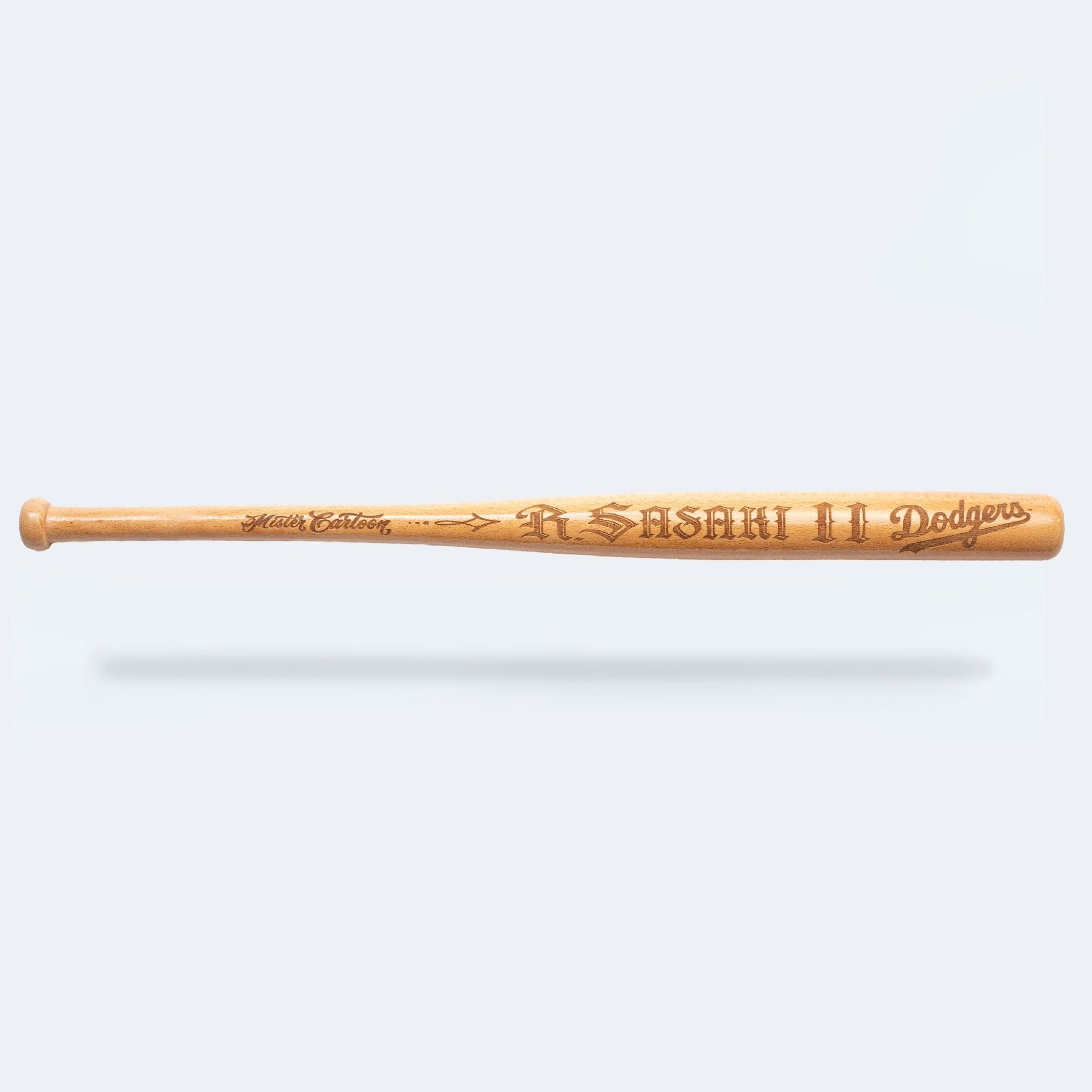 Roki Sasaki x LA Dodgers x Cartoon Pillbox Name & Number Mini Collectors Bat - Toons Mart