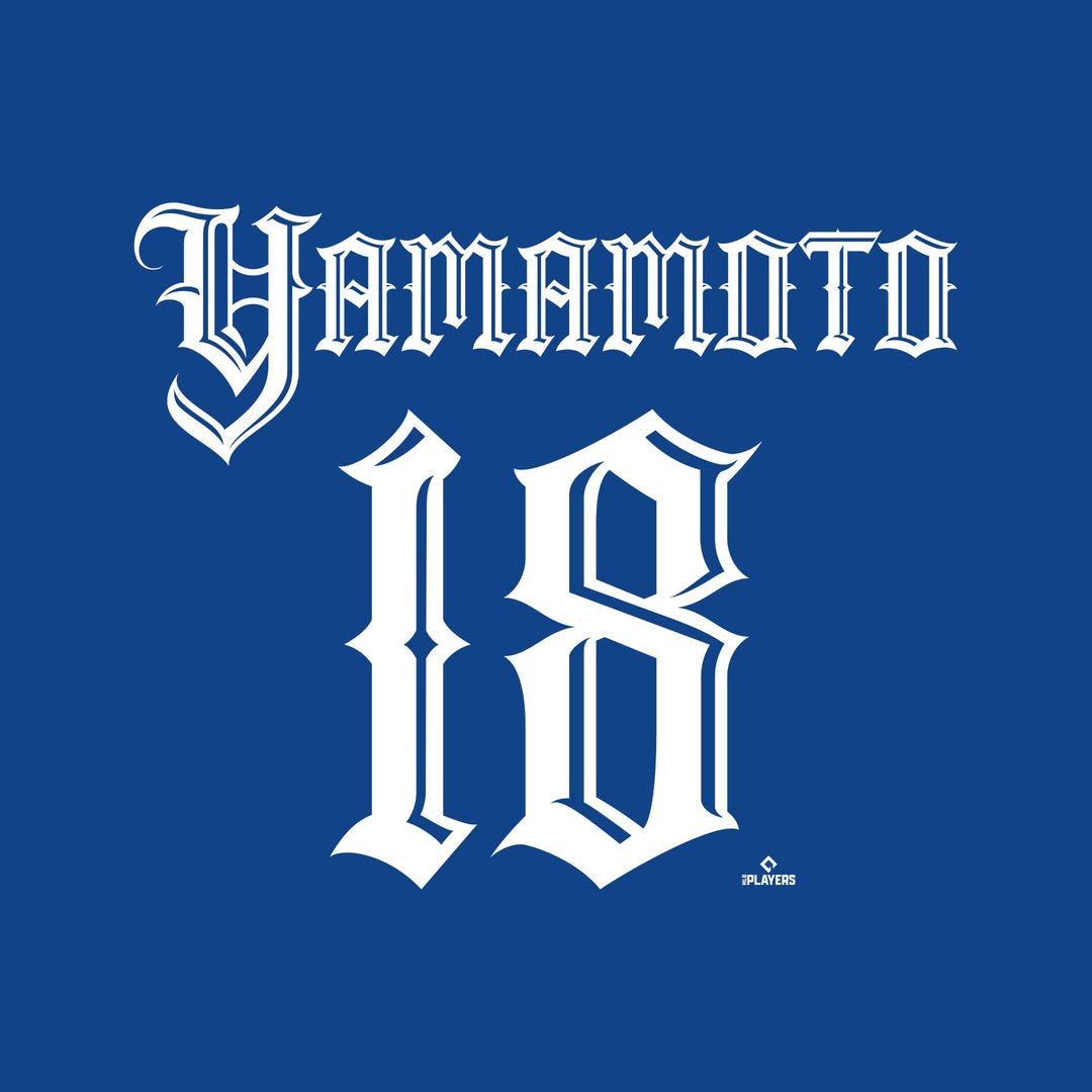 Yoshinobu Yamamoto - LA Dodgers x MC Blue T-Shirt
