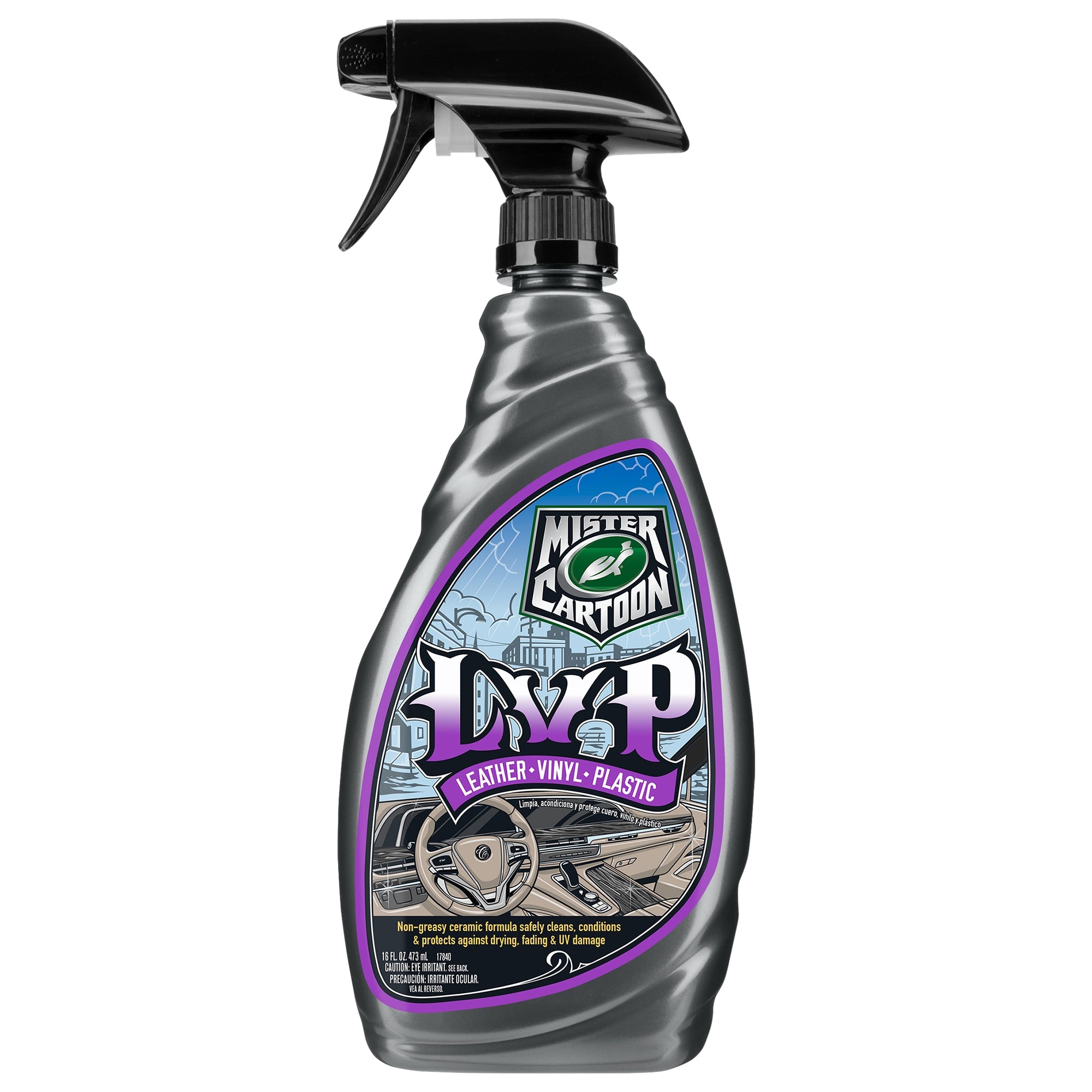 Turtle Wax X Mister Cartoon LVP- Leather, Vinyl, Plastic- Interior Cle