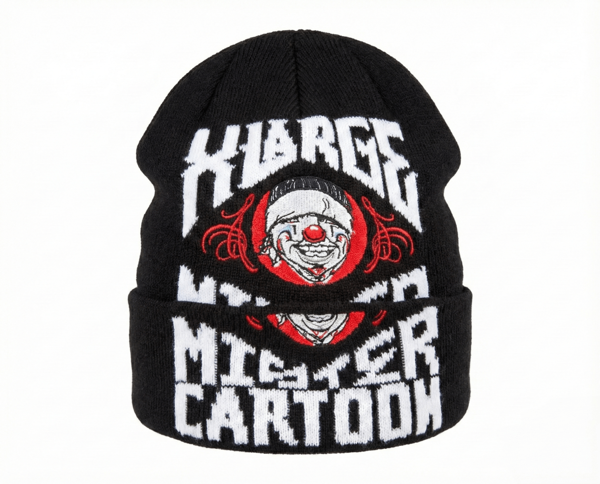 XLARGE x MR.CARTOON CUFF BEANIE - BLACK - Toons Mart