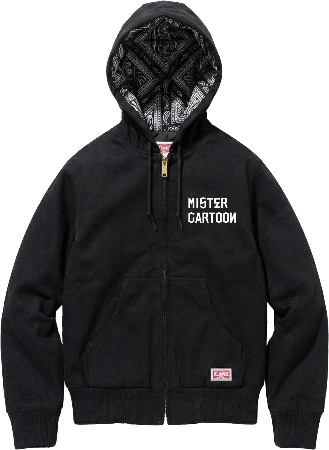 XLARGE x MR.CARTOON HOODED WORK JACKET - Toons Mart