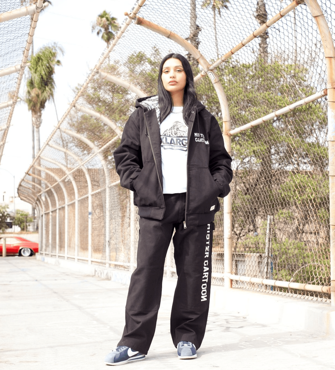 XLARGE x MR.CARTOON HOODED WORK JACKET - Toons Mart