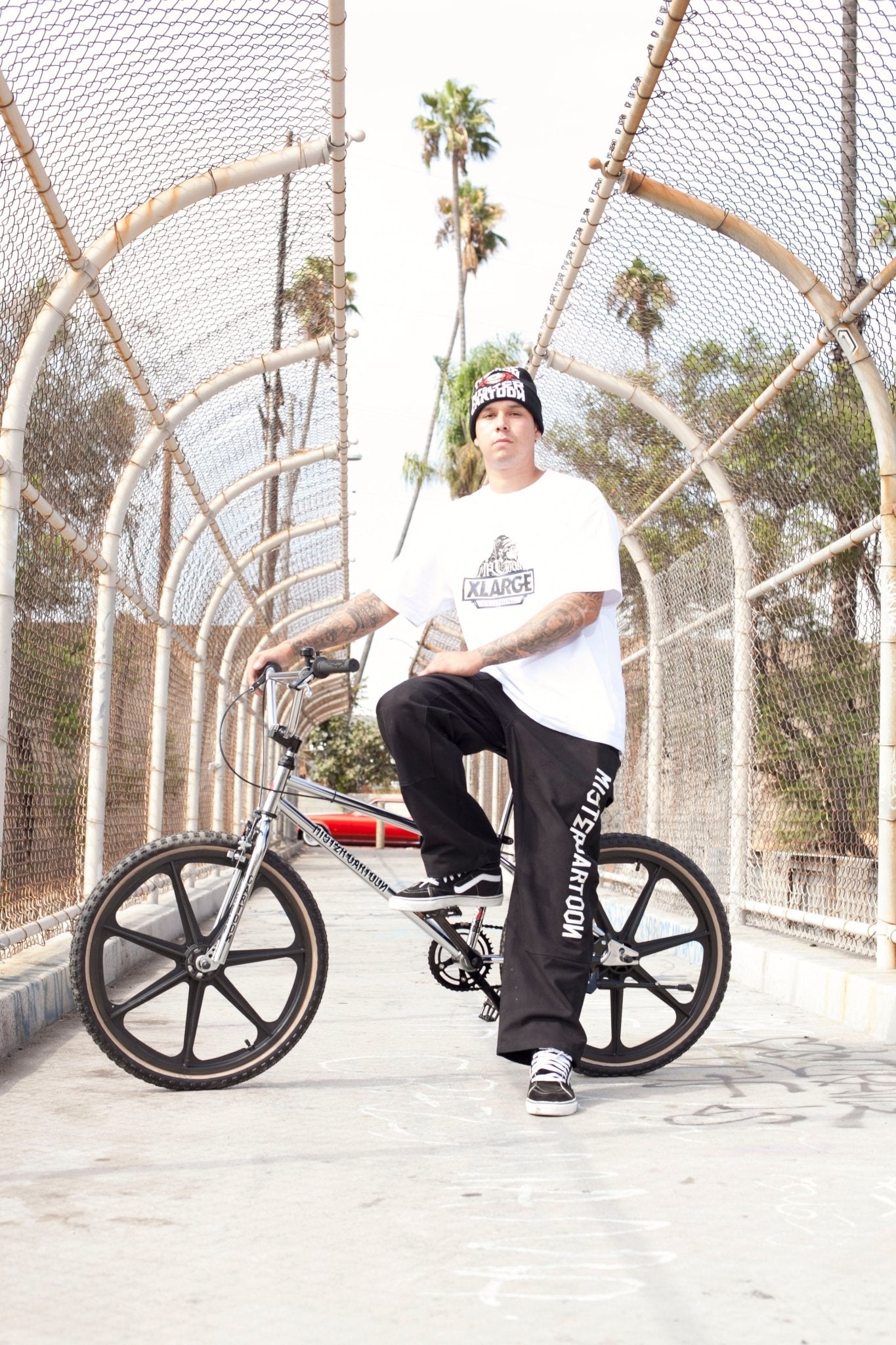 XLARGE x MR.CARTOON OG S/S TEE - WHITE - Toons Mart