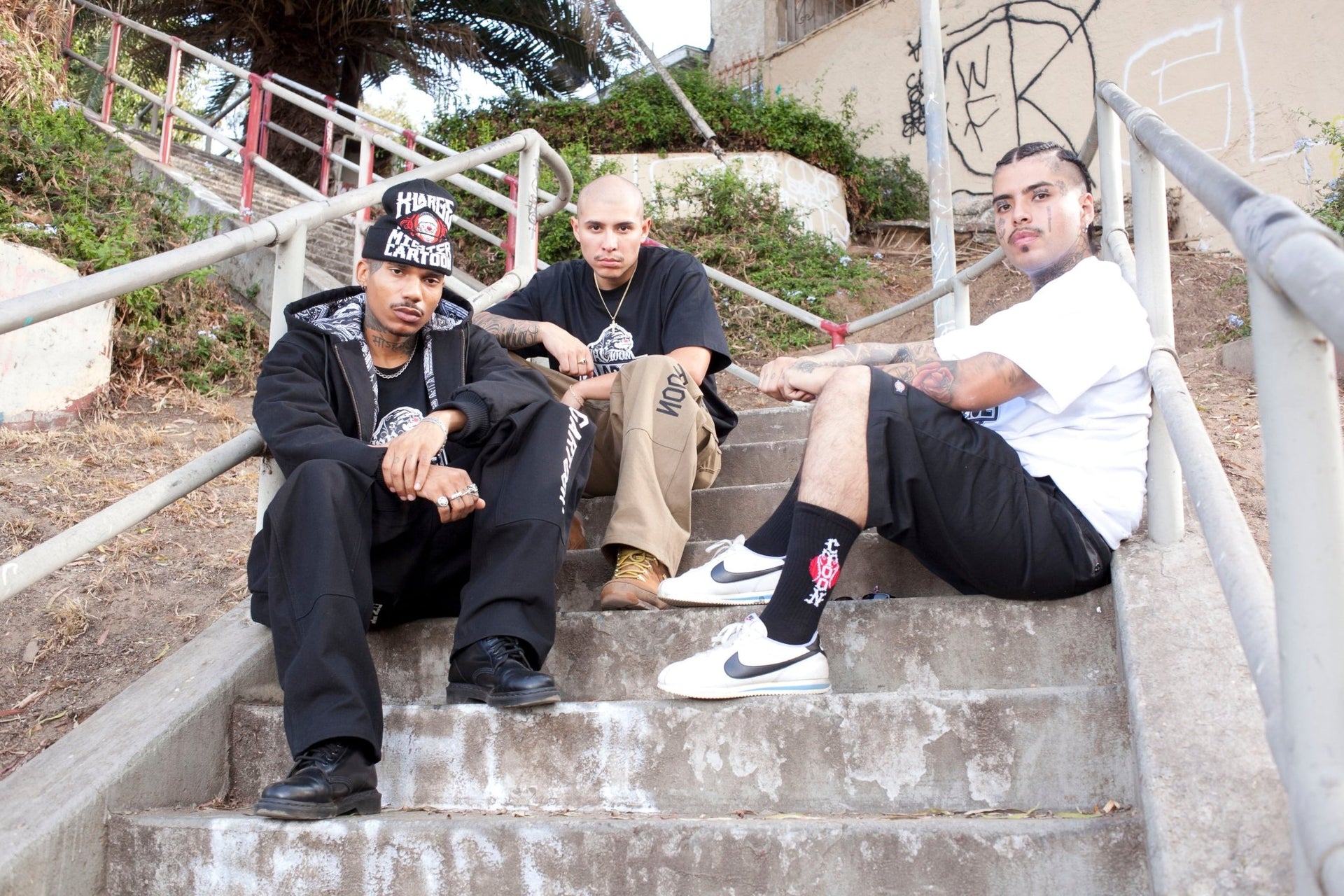 XLARGE x MR.CARTOON SOCKS - BLACK - Toons Mart