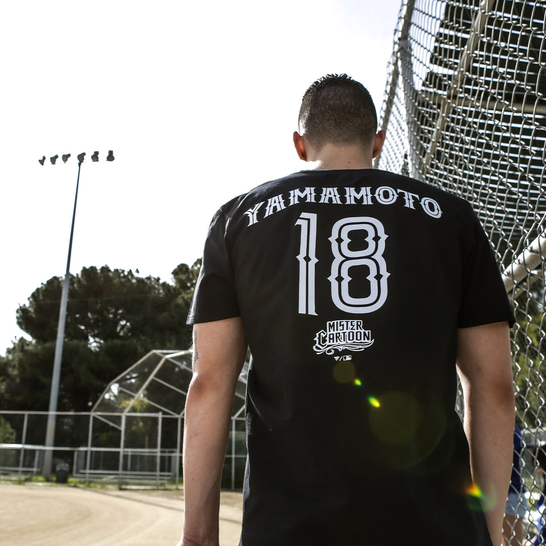 Yoshinobu Yamamoto - LA Dodgers x MC Black T-Shirt